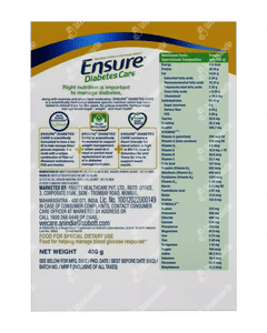 Ensure Diabetes Care Vanilla Flavour Powder Refill 400gm