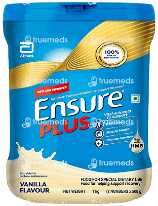 Ensure Plus Vanilla Flavour Powder 1000gm