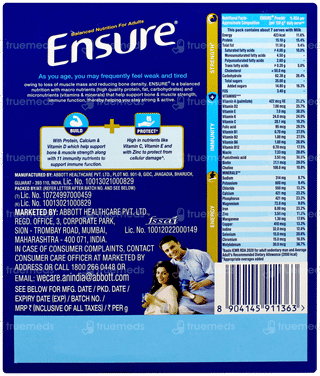 Ensure Vanilla Flavour Refill Powder 200gm