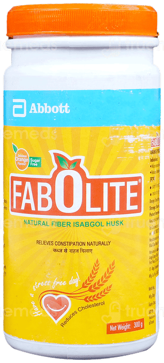 Fabolite Orange Flavour Sugar Free Powder 300Gm