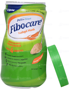 Activstart Fibocare Isabgol Husk Orange Flavour Sugar Free Powder 100gm