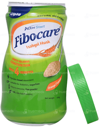 Activstart Fibocare Isabgol Husk Orange Flavour Sugar Free Powder 100gm