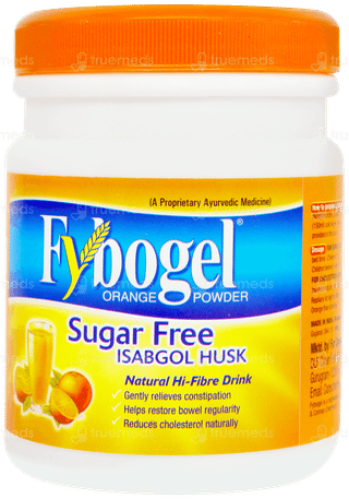 Fybogel Orange Sugar Free Isabgol Husk Powder 100gm