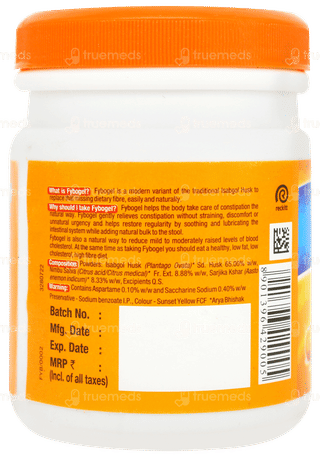 Fybogel Orange Sugar Free Isabgol Husk Powder 100gm