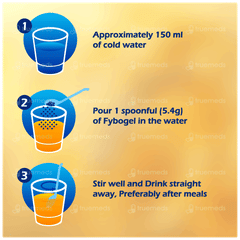 Fybogel Orange Sugar Free Isabgol Husk Powder 100gm