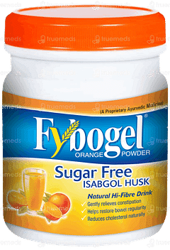 Fybogel Orange Sugar Free Isabgol Husk Powder 100gm