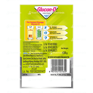 Glucon D Nimbu Pani Flavour Powder 450gm