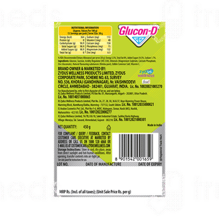 Glucon D Nimbu Pani Flavour 450gm