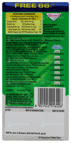 Glucon D Regular 125gm