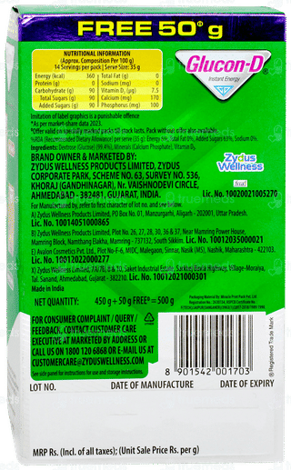 Glucon D Regular 500gm