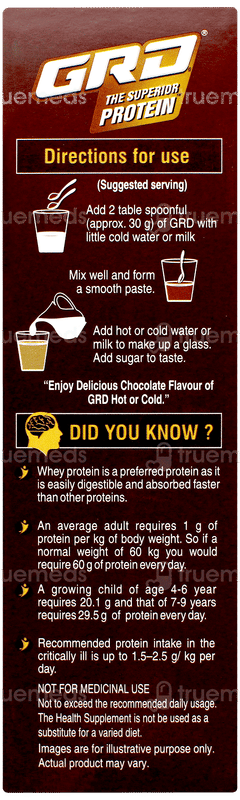 Grd Chocolate Flavour Powder 400gm
