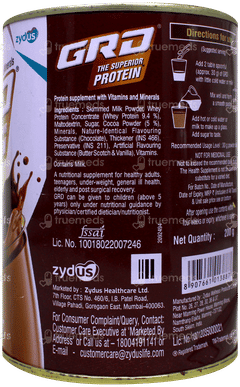 Grd The Superior Protein Chocolate Flavour Powder Jar 200Gm
