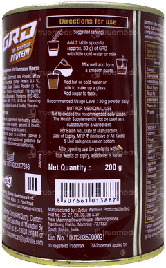 Grd The Superior Protein Chocolate Flavour Powder Jar 200Gm