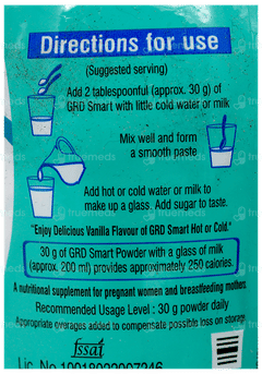 Grd Smart Vanilla Flavour Powder 200Gm