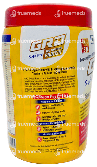 Grd Sugar Free Vanilla Flavour Powder 200gm