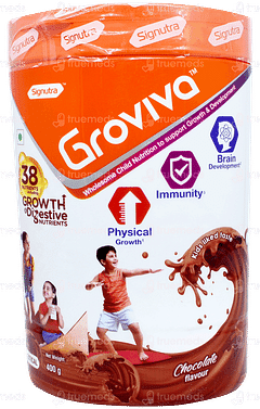 Groviva Chocolate Powder 400 GM