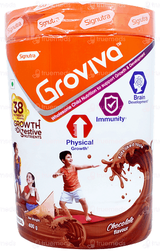 Groviva Chocolate Powder 400 GM