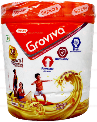 Groviva Mango Flavour Powder Jar 200Gm