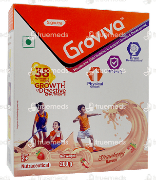 Groviva Strawberry Powder 200 GM