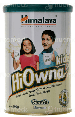 Himalaya Hiowna Kidz Vanilla Flavour Powder Tin 200Gm