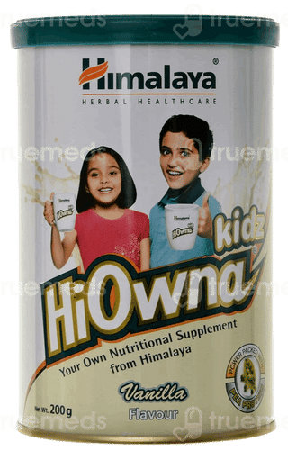 Himalaya Hiowna Kidz Vanilla Flavour Powder Tin 200Gm
