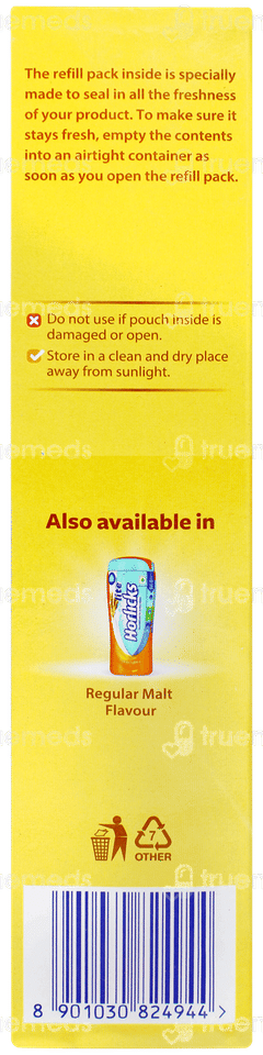 Horlicks Lite Badam Flavour No Added Sugar Refill 400gm