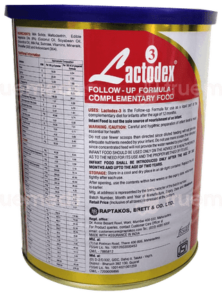 Lactodex 3 After 12 Months Follow Up Formula Powder Jar 450Gm