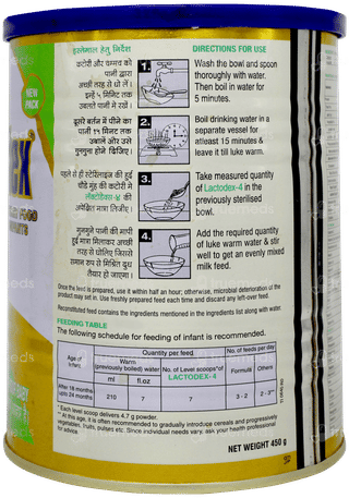 Lactodex 4 Follow Up Formula Powder 450gm