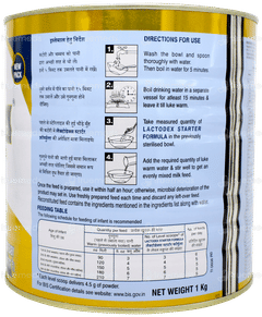 Lactodex 1 Starter Formula Upto 6 Months Powder 1kg Lactodex 1 Starter Formula Upto 6 Months Powder 1kg