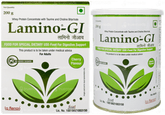 Lamino Gi Cherry Flavour No Added Sugar Powder 200gm Lamino Gi Cherry Flavour No Added Sugar Powder 200gm