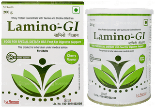 Lamino Gi Cherry Flavour No Added Sugar Powder 200gm