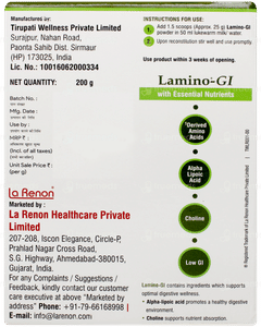Lamino Gi Cherry Flavour No Added Sugar Powder 200gm
