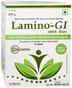 Lamino Gi Cherry Flavour No Added Sugar Powder 200gm