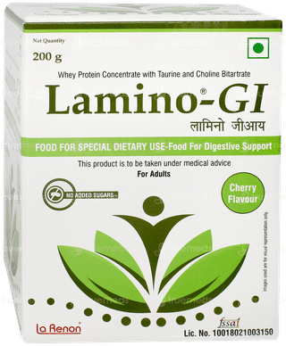 Lamino Gi Cherry Flavour No Added Sugar Powder 200gm