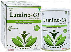 Lamino Gi Cherry Flavour No Added Sugar Powder 200gm Lamino Gi Cherry Flavour No Added Sugar Powder 200gm