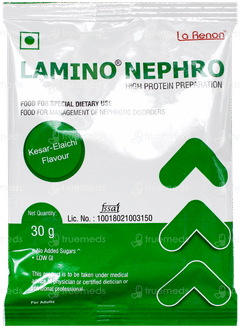 Lamino Nephro Kesar Elaichi Flavour 30Gm Pack Of 10 Sachets