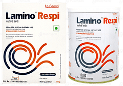 Lamino Respi Strawberry Flavour No Added Sugar Powder 200gm Lamino Respi Strawberry Flavour No Added Sugar Powder 200gm