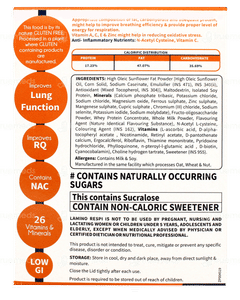 Lamino Respi Strawberry Flavour No Added Sugar Powder 200gm