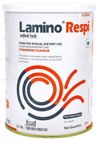 Lamino Respi Strawberry Flavour Powder 200gm