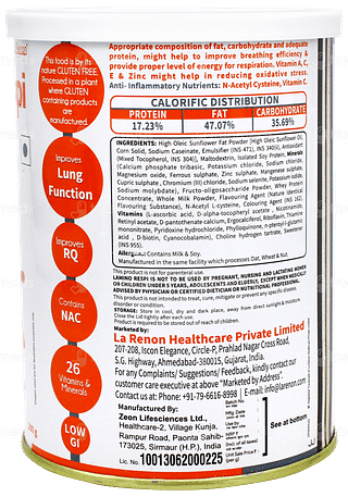 Lamino Respi Strawberry Flavour Powder 200gm