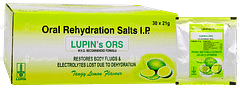 Lupins Ors Lemon Flavour Powder 21gm Lupins Ors Lemon Flavour Powder 21gm