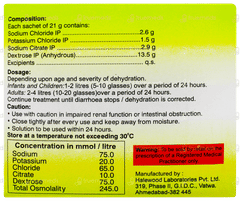 Lupins Ors Lemon Flavour Powder 21gm