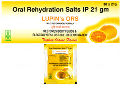 Lupins Ors Orange Flavour Sachet 21gm