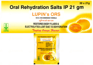 Lupins Ors Orange Flavour Sachet 21gm