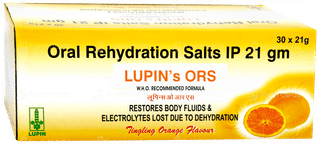 Lupins Ors Orange Flavour Sachet 21gm
