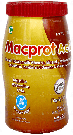 Macprot Activ Vanilla Flavour Powder 200gm Macprot Activ Vanilla Flavour Powder 200gm