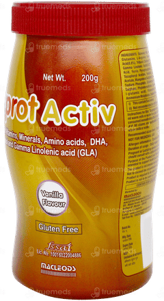 Macprot Activ Vanilla Flavour Powder 200gm