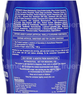 Macprot Dm Vanilla Flavour Sugar Free Powder 200Gm