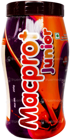 Macprot Junior Chocolate Flavour Powder 200Gm Macprot Junior Chocolate Flavour Powder 200Gm