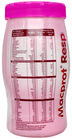 Macprot Resp Strawberry Flavour Powder 200gm